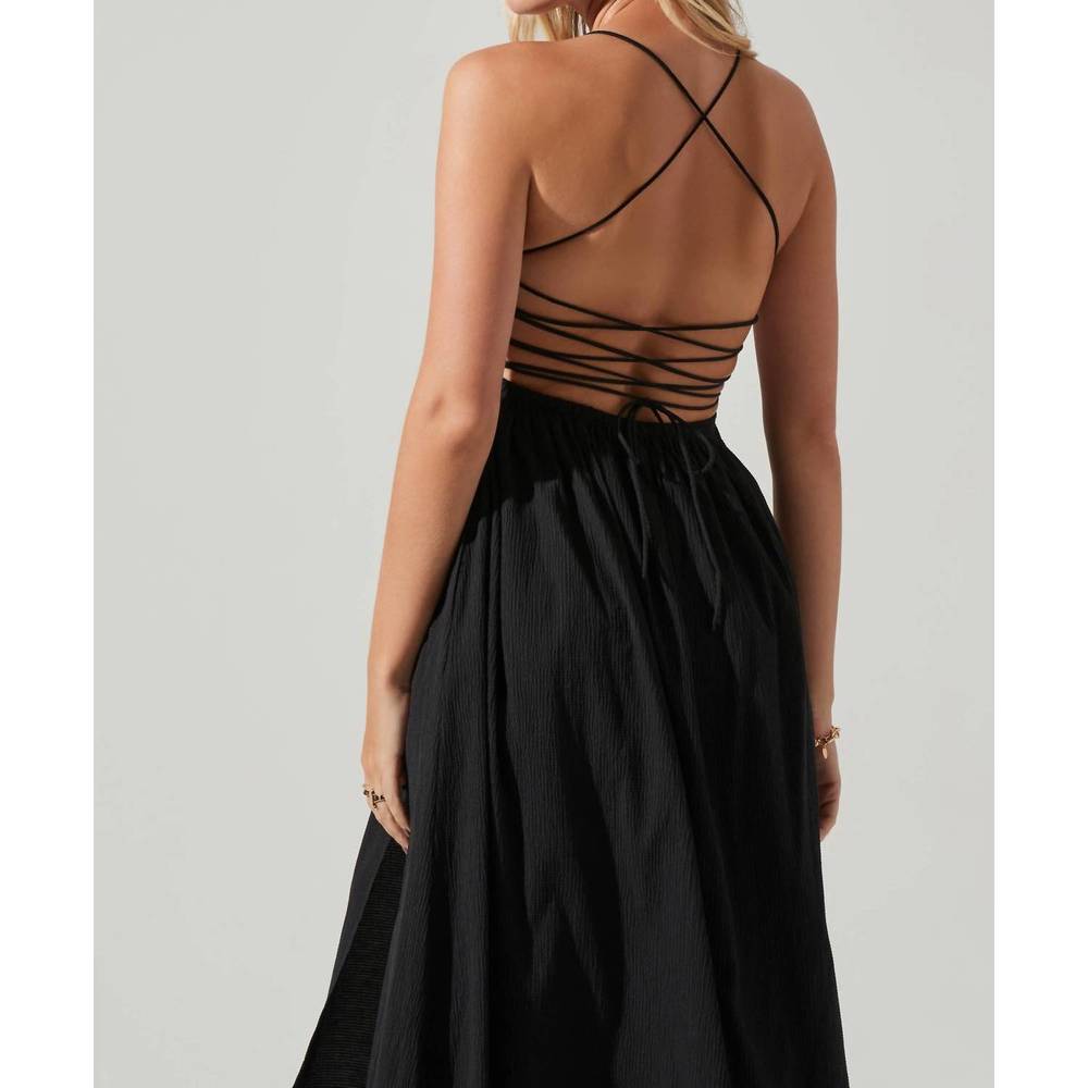 NEW ASTR stasia dress in black - Picture 3 of 3